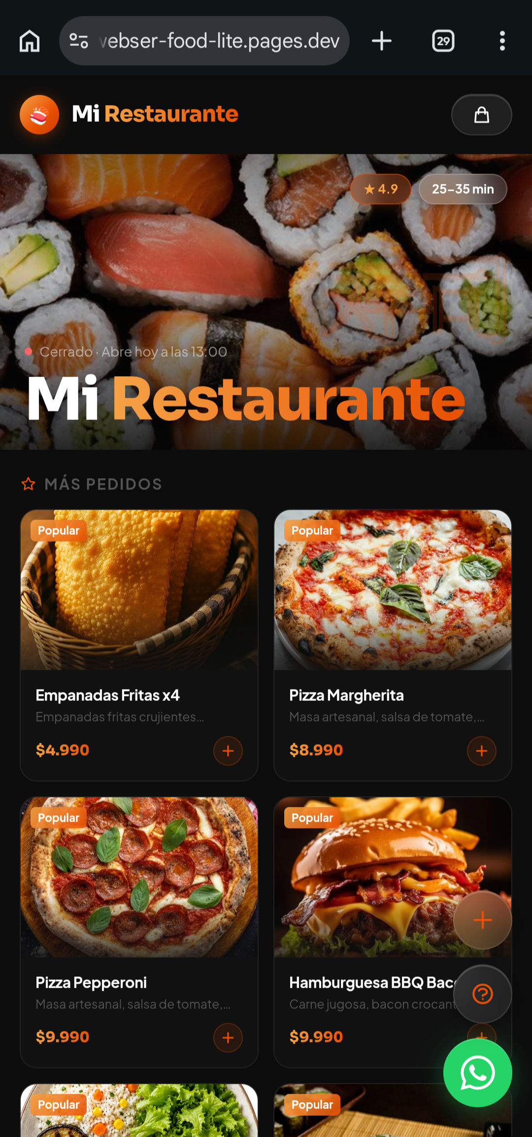 Webser Food