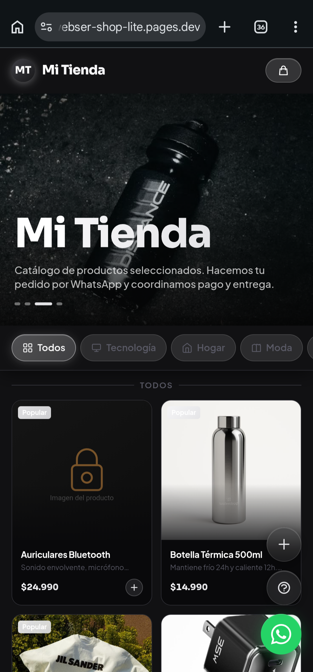 Webser Shop